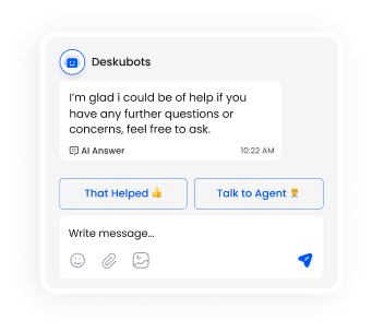 A screenshot of an ai-generated text message with the words, "i could help you.